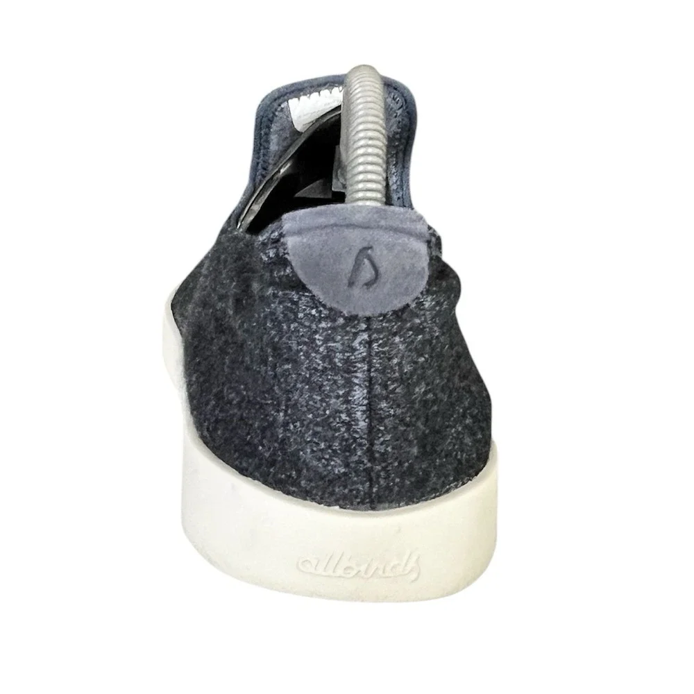 Allbirds Wool Loungers‎ Mens 9 Navy Blue Charcoal Merino Wool Slip On Sneakers